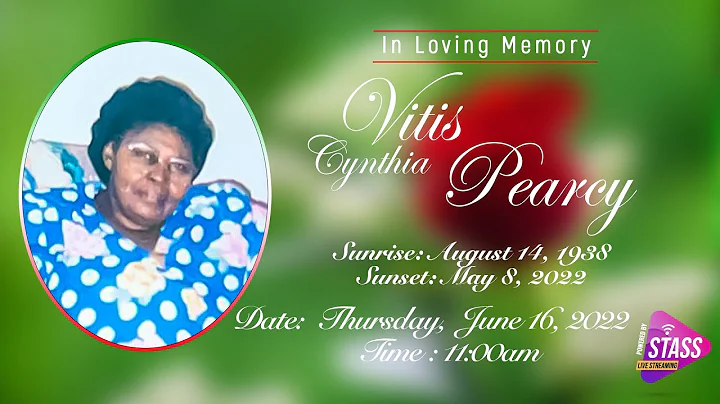 Thanksgiving Service for the Life of Vitis Cynthia...