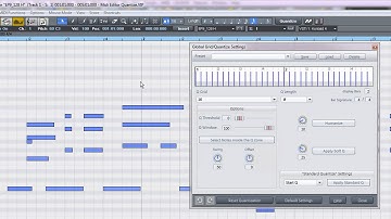 Samplitude & Sequoia Midi 15: The Quantize Settings Window