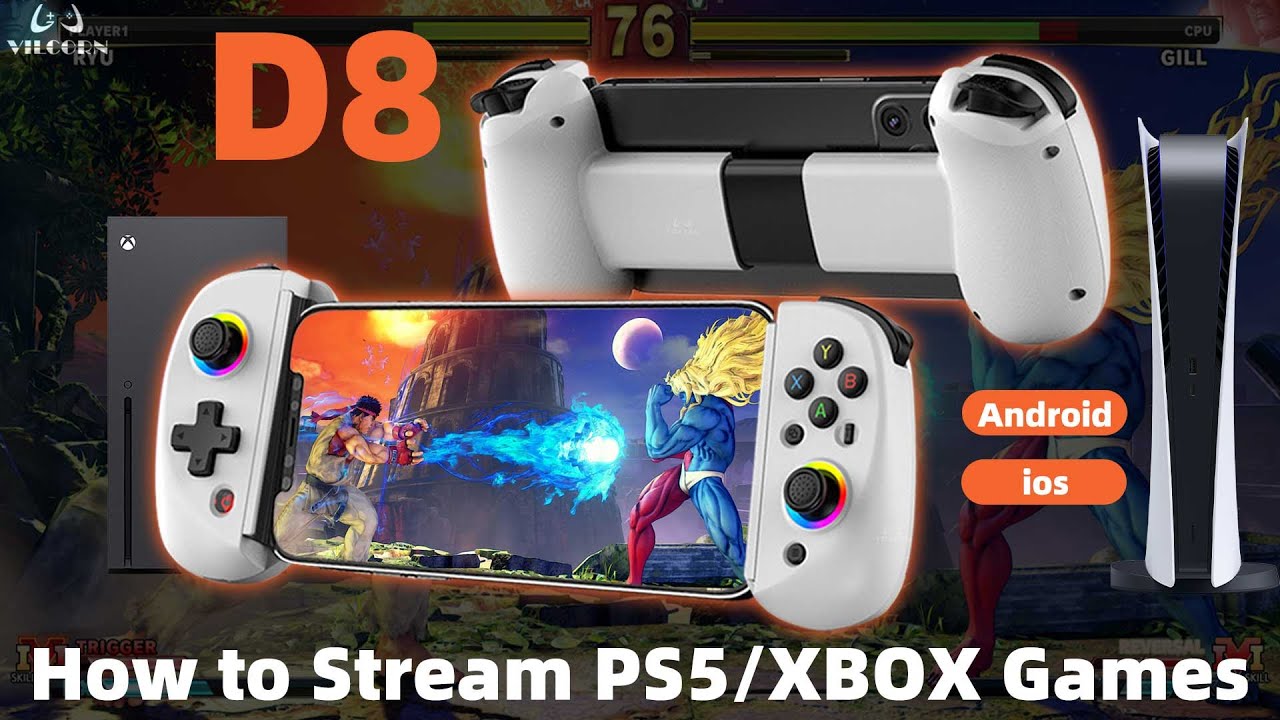 VILCORN D8 태블릿 게임패드 안드로이드 ios 스마트폰 컨트롤러 블루투스 무선 PC 신축성 조이스틱 - 조이스틱/패드 | 쿠팡