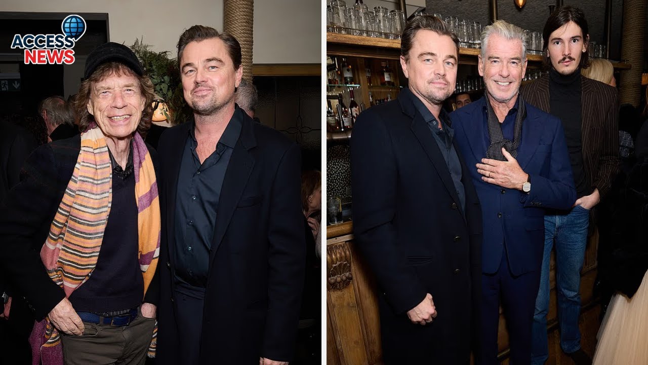 🌟 Леонардо Ди Каприо блистает в Лондоне с Миком Джаггером!