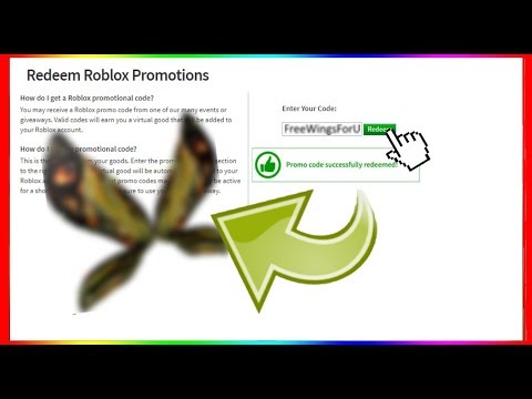 How To Get The Mothra Wings Promocode 2019 Roblox Youtube