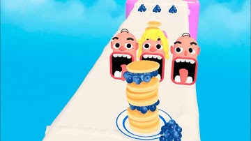 Pancake Run Gameplay Level 1-5 (Android, iOS)