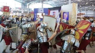 Тренировка римских легионеров / Roman legionaries training