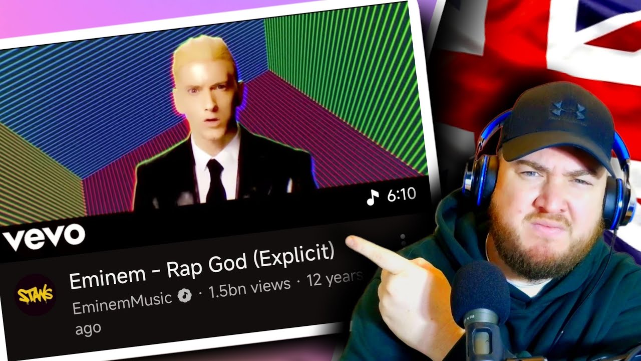 RAP GOD - EMINEM (Brit Reacts)