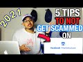 HOW TO NOT GET SCAMMED ON FACEBOOK MARKETPLACE! 2021 | Tips, Tricks, & What to Watch