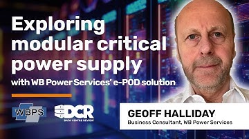 Exploring modular critical power supply with WB Power Services