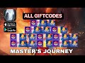 Master's Journey | All 14 Giftcodes + How to Redeem | Master's Journey &amp; 14 Codes