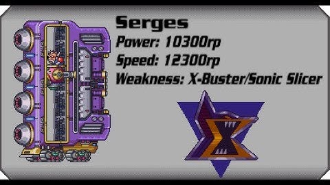 Megaman X2 - Part 11 - Serges (no damage)