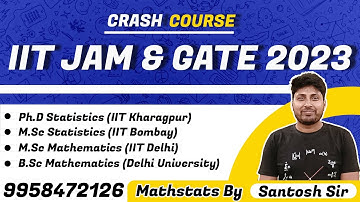 Crash Course Lecture-3 : Probability for IIT JAM & GATE 2023 Statistics | Expectation, variance, RV