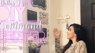 DIY COMMAND CENTER || DOLLAR TREE || KITCHEN ORGANIZATION