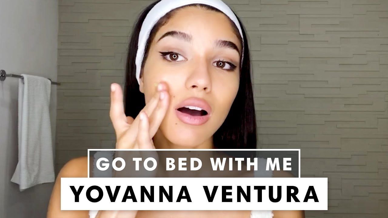 Model Yovanna Ventura's Nighttime Skincare Routine | Go To Bed With Me | Harper's BAZAAR