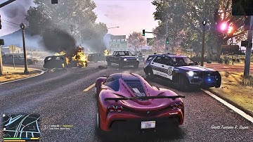 GTA V FiniteCops and PedStatus showcase