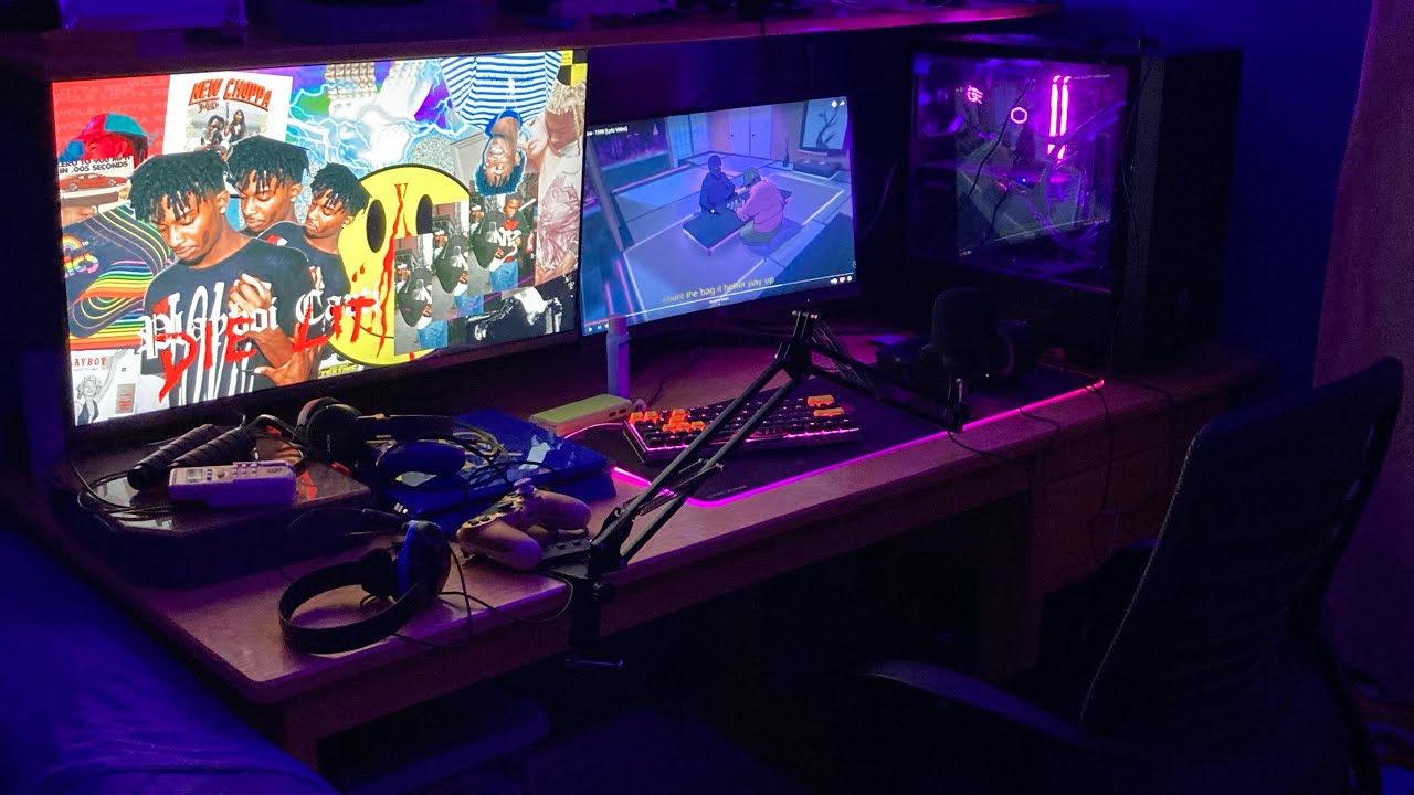 Youtube Gaming Setup Room Tour! (2021) YouTube