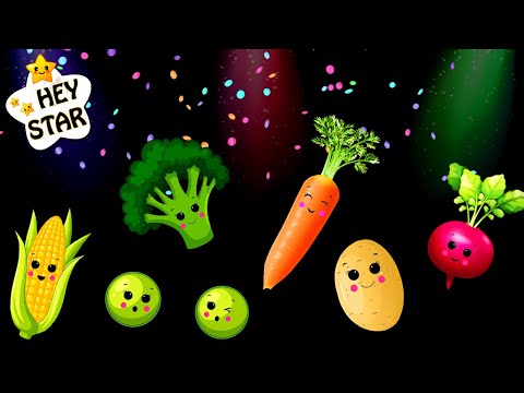 Funky Veggies Disco Party - Fun Dance Video With Music And Animation - Baby Sensory Video