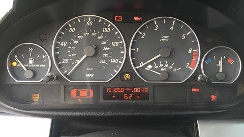 How To Set The Time / Clock On A BMW 3 Series E46 @zmmotors1