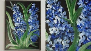: Easy flower painting 3 with Acrylicpaint
