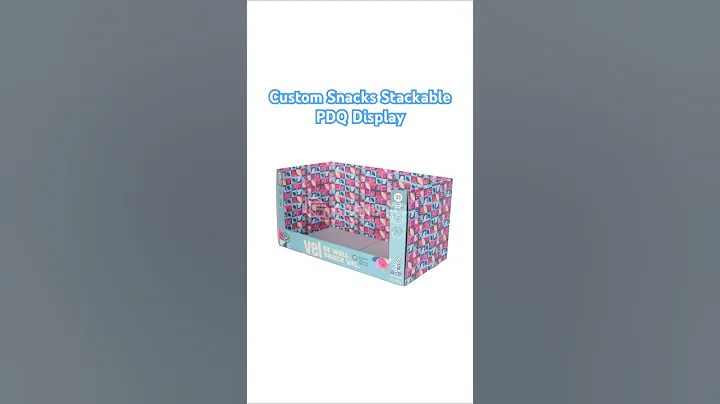Custom Snack Stackable PDQ Display—Perfect for Costco Shelves&Retail Impact!#StackablePDQ #CostcoPDQ