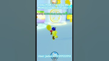 Day 11 Of Checking My Mailbox In Pet Simulator X