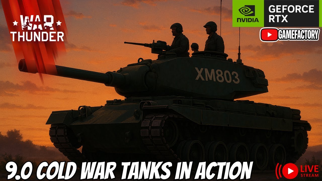🔴[LIVE] Cold War Tanks Grind – War Thunder Stream | Stock to Top-Tier!
