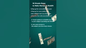 10 Simple Steps to Make Money on Reddit #shorts