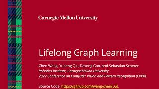 Lifelong Graph Learning (CVPR 2022 Oral)