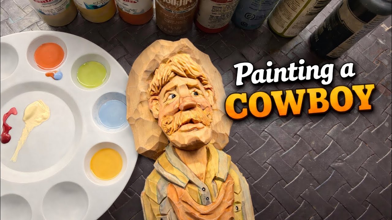 Painting a cowboy full tutorial. Video #23