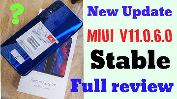 Redmi note 7s new update// MIUI 11.0.6.0 Stable update