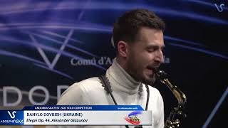 ANDORRA SAX FEST 2023: Danylo Dovbish (Ukraine) plays Elegie Op. 44, Alexander Glazunov