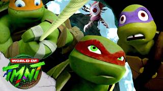 Mikey, Donnie, and Raph Climb a Mutant Mountain! 🏔️ TMNT (2012)