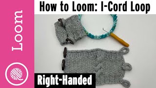 Loom Knit i-cord Loops - 3 ways (for Coffee Press Cozy Pattern) screenshot 1