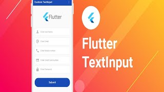 Flutter: TextField with HintText,Numbers Input Text Example.
