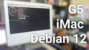Modern Linux on the G5 iMac Part 2 - Thermal Sensors and CD Drives -  Debian Linux on PowerPC iMac