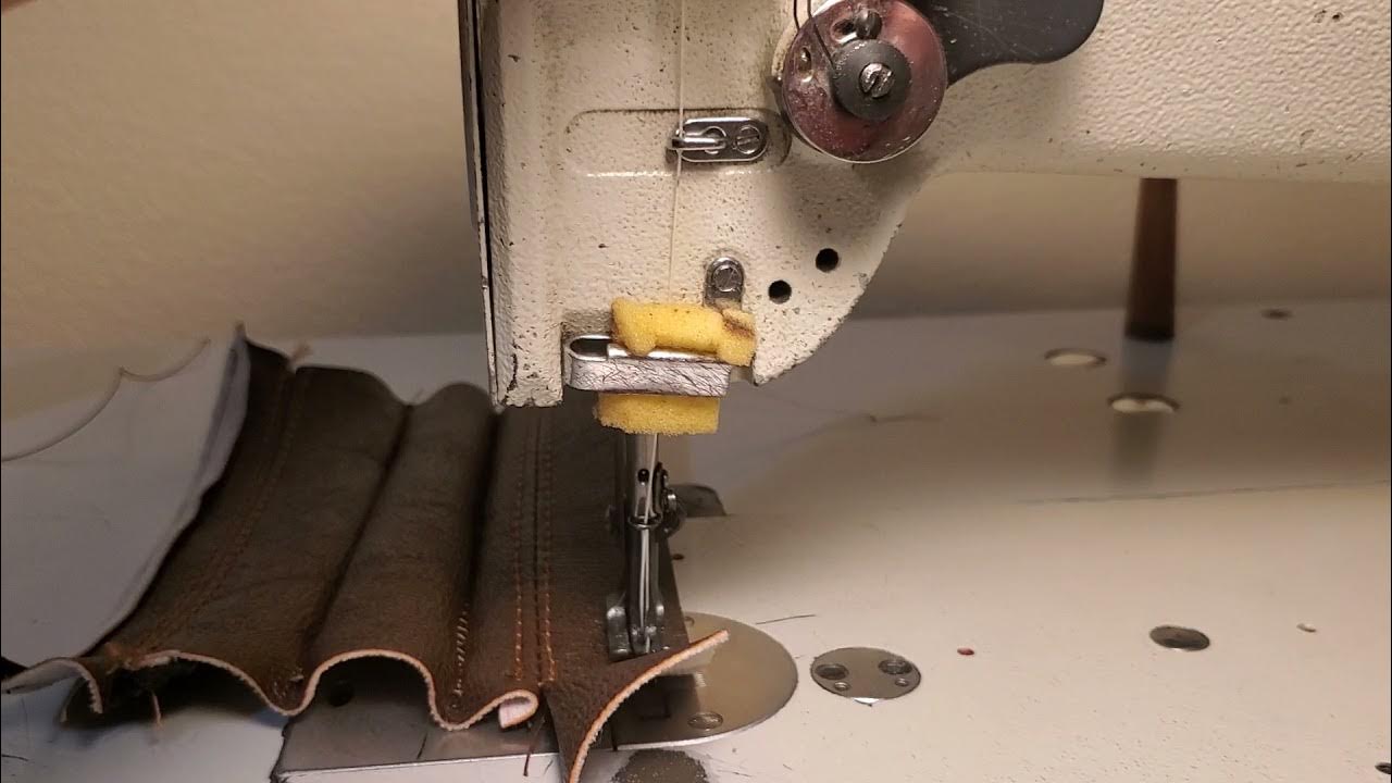 slowing down an industrial upholstery sewing machine YouTube