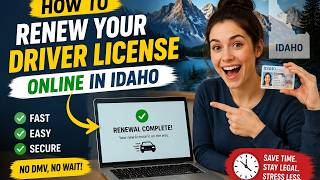 How to renew your driver license online in Idaho