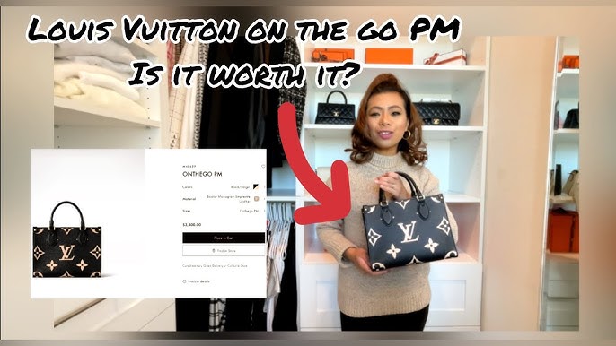 Louis Vuitton Onthego PM Canvas Monogram  Unboxing, Measurements, What  Fits, Is It Worth It? 