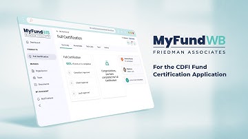 MyFund for CDFI Certification