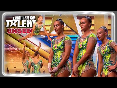 Spel Trio want to CHANGE the GAME for ACROBATIC GYMNASTICS! | Auditions | BGT Unseen