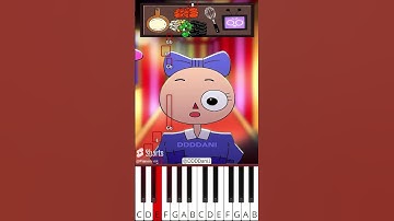Ragatha Bakeover (@DDDDani1) Amazing Digital Circus Animation - Octave Piano Tutorial