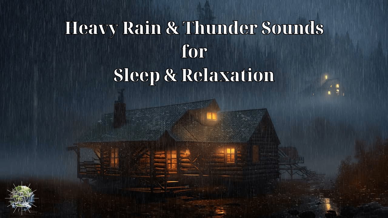 Heavy Rain & Thunder Sounds for Sleep and Relaxation - Rainy Night in a ...