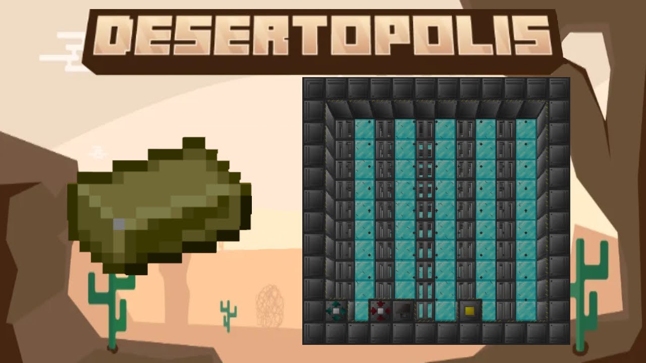 Minecraft Desertopolis | Yellorium and Reactor Part 5