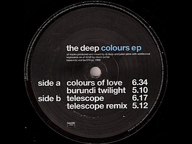 The Deep (DJ Deep & Julien Jabre) - Colours Of Love - YouTube