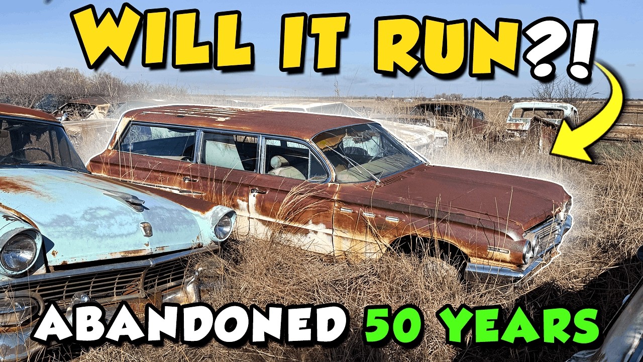 ABANDONED 1962 Buick Invicta Wagon. Will it run after 53 Years in a Salvage Yard?