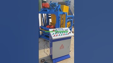 new qt4-25 automatic concrete hollow block machine is ready for tested for africa