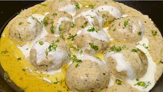 Chicken Malai Kofta Gravy | Chicken Malai Kofta White Gravy | Creamy Rich Malai Kofta Recipe