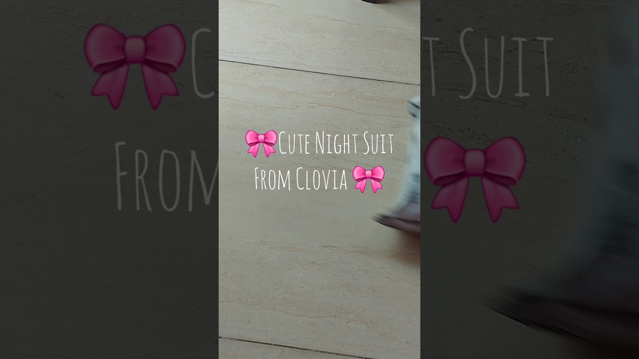 Cute Night Suit from Clovia 🌙 