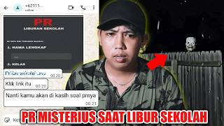 MYSTERIOUS HOMEWORK DURING SCHOOL BREAK 😨 | SCARY HORROR CHAT HISTORY