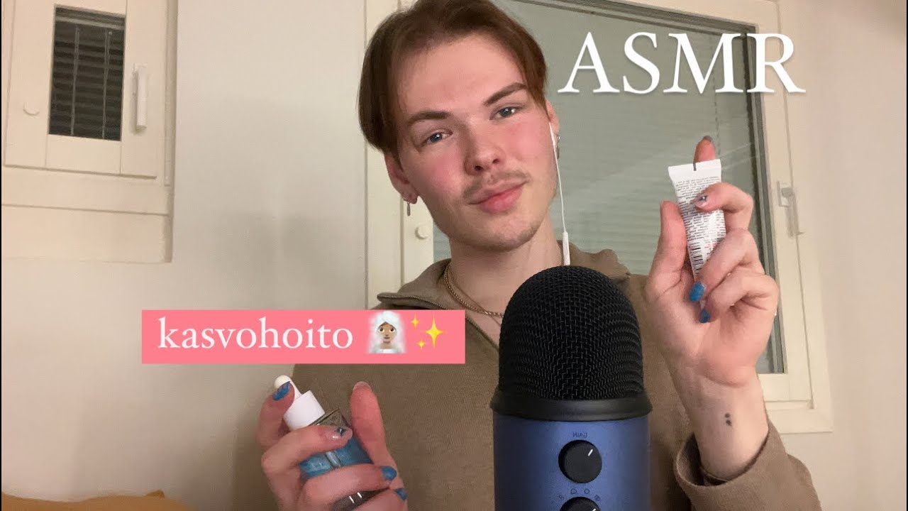 ASMR Suomi - hoidan sun kasvoja 🧖🏽‍♀️🙌🏻
