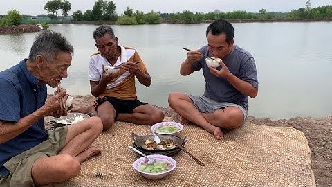 Đô Ra Giăng Lưới Được Cá Đói Kho Canh Mướp Ăn Bữa Cơm Chiều - TVQT.681