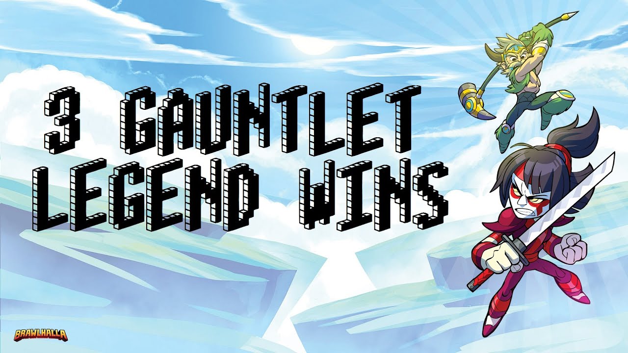 Brawlhalla The daily mission Ep 451 3 Gauntlet Legend Wins YouTube