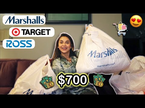 HUGE Marshalls Haul 2023, Ross + Target Shopping In Texas, Indian in  America